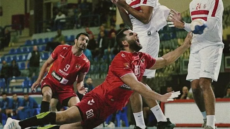 فوز قوي لفريق يد الأهلي على الزمالك وتأهله إلى نهائي كأس مصر لمواجهة سبورتنج