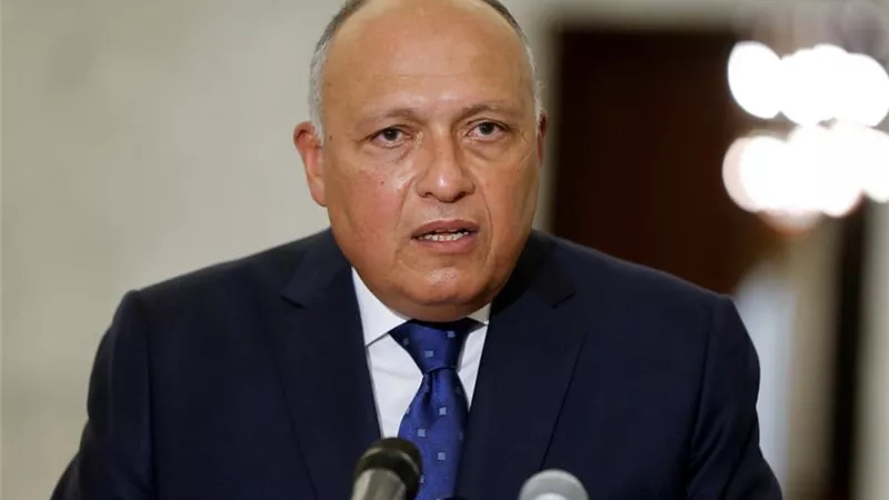 شكري يصل جدة للمشاركة فى الاجتماع التشاورى بين دول الخليج ومصر