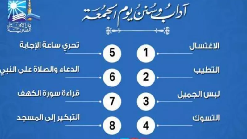 سنن يوم الجمعة.. 6 سنن وردت عن النبي يقتدي بها