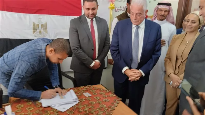 محافظ جنوب سيناء يدلي بصوته في الانتخابات الرئاسية