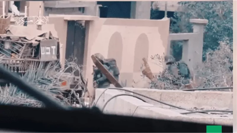 «القسام» توثق لحظات الاشتباك مع جيش الاحتلال الصهيونى وتدمير آلياته (فيديو)