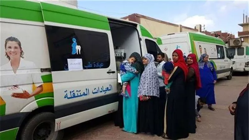 تقديم الخدمة الطبية لـ 1000 حالة بقافلة جامعة الزقازيق بقرية منشأه صفوت