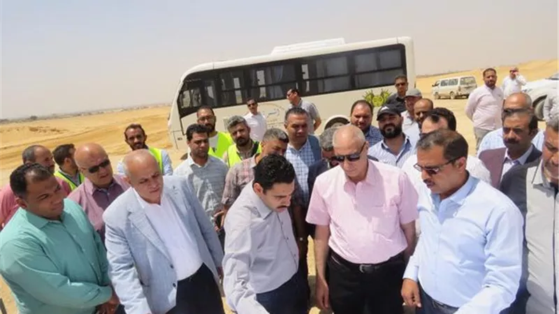 نائب رئيس المجتمعات العمرانية يوجه بضرورة الاهتمام بالمساحات الخضراء
