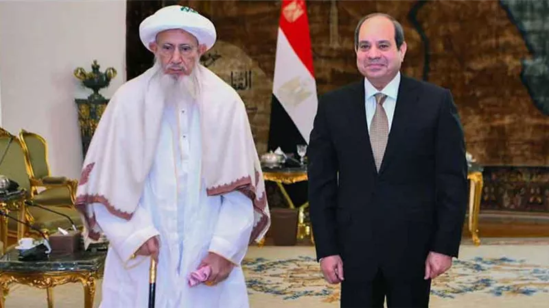 سلطان طائفة البهرة يشيد بالعلاقات التاريخية بين مصر والهند