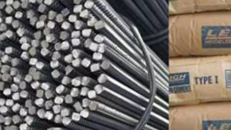 ارتفاع أسعار الحديد والأسمنت في الأسواق بمستهل التعاملات