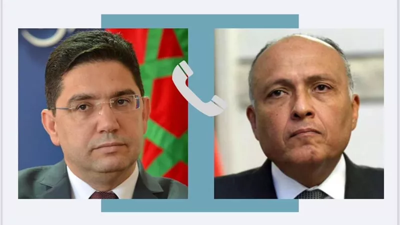 وزير الخارجية يجري اتصالاً هاتفياً مع نظيره المغربي