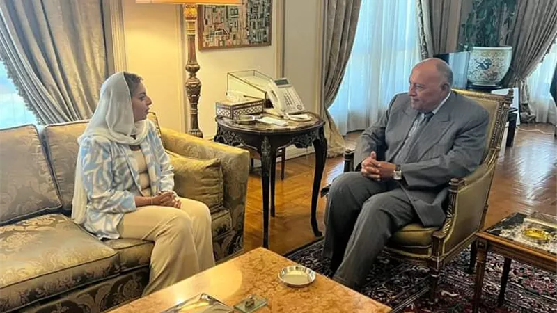 شكري يؤكد عزم مصر على مواصلة دعمها لعمل منظمة تنمية المرأة