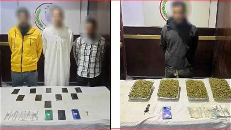 سقوط 4 أشخاص بحوزتهم مخدرات ومبالغ مالية في العاصمة