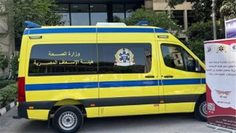 حادث انقلاب يصيب 12 شخصا على طريق الاوتوستراد