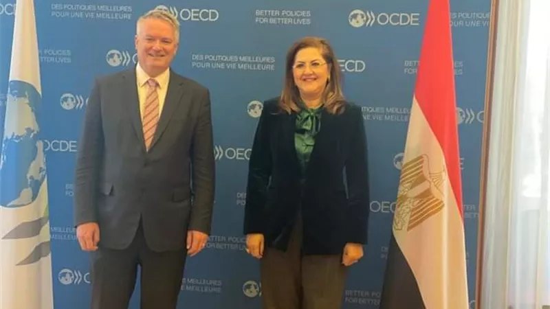 وزيرة التخطيط تبحث سبل التعاون مع منظمة التعاون الاقتصادي والتنمية
