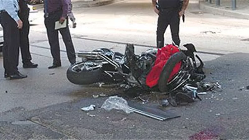 انقلاب دراجة نارية يودي بحياة طفل فى الشرقية