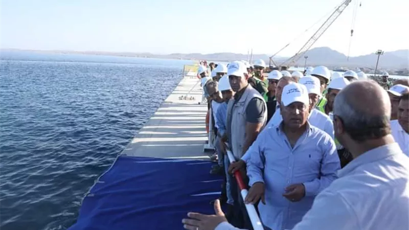 وزير النقل يتابع أعمال تنفيذ المحطة متعددة الأغراض بميناء سفاجا