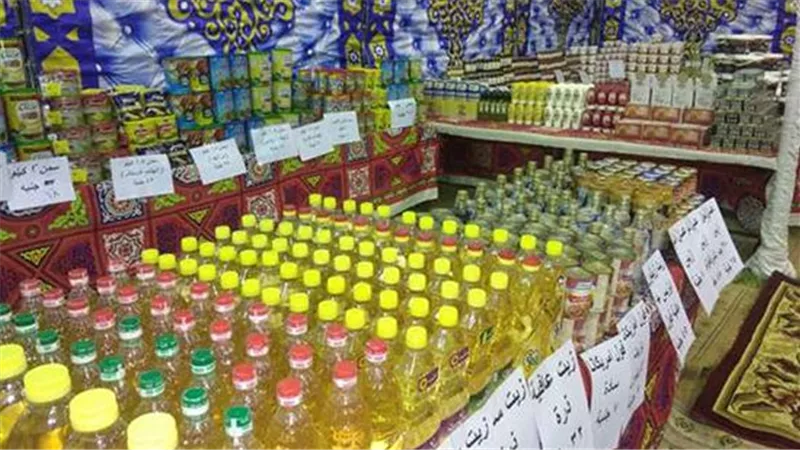 أسعار الزيت بأنواعه داخل معارض أهلا رمضان
