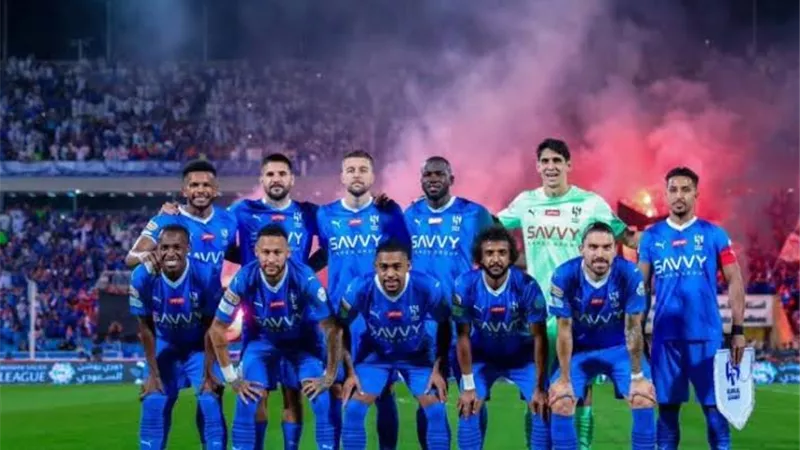 تشكيلة الهلال أمام الوحدة في دوري روشن السعودي