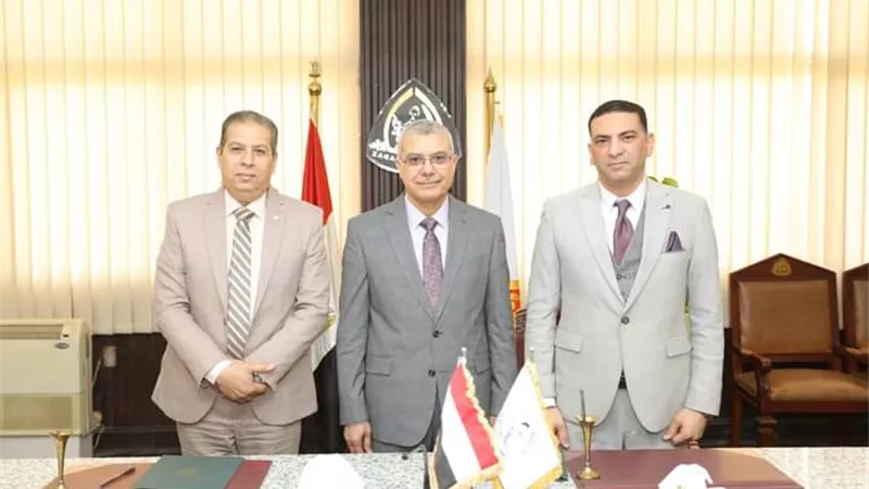 بروتوكول تعاون بين جامعة الزقازيق ومديرية الشباب والرياضة بالشرقية