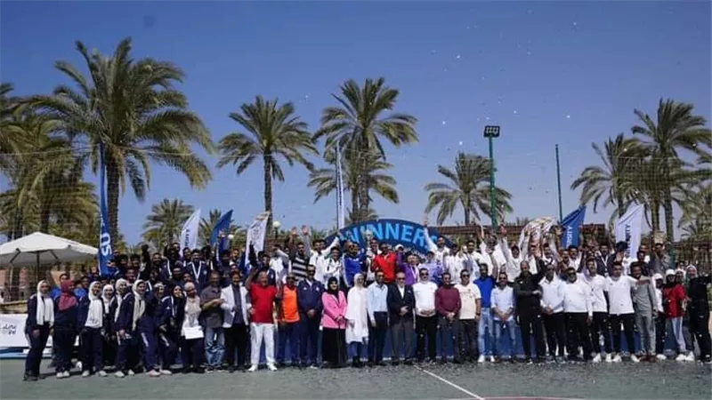 جامعة الزقازيق تفوز بالمركز الأول فى كرة الطائرة بالمهرجان الرياضى
