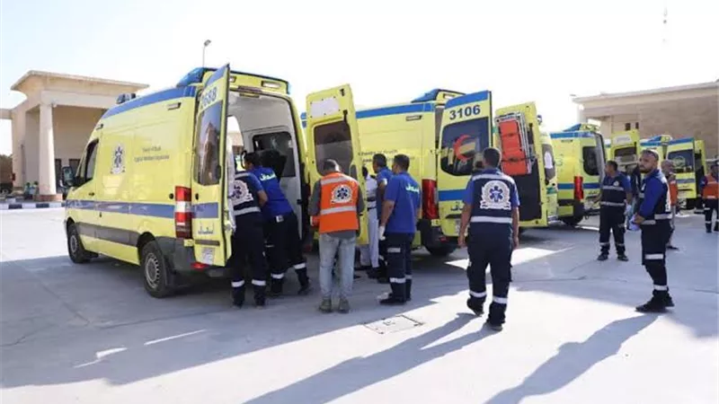 استقبال 44 جريح ومصاب فلسطيني عبر معبر رفح البري