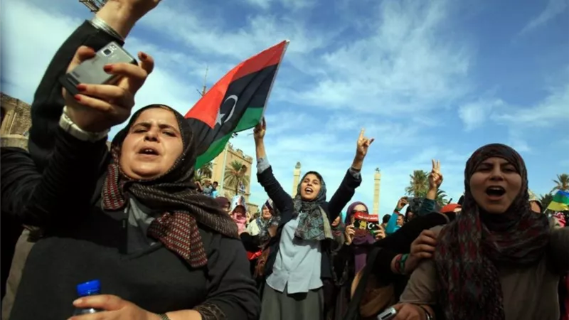 ليبيا تحتفل بالذكري الـ 13 لانتفاضة الإطاحه بالقذافي