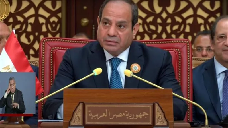 السيسي: التاريخ سيظل خالدا في ذاكرة مأساة غزة