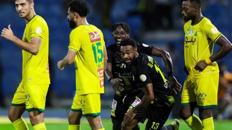 التعادل الإيجابي يحسم مباراة الخليج ضد الاتحاد في الدوري السعودي
