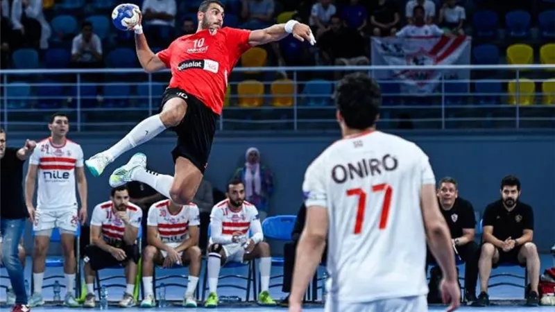 كرة اليد| الأهلي يطيح بالزمالك في أولى مباريات نهائى دورى المحترفين