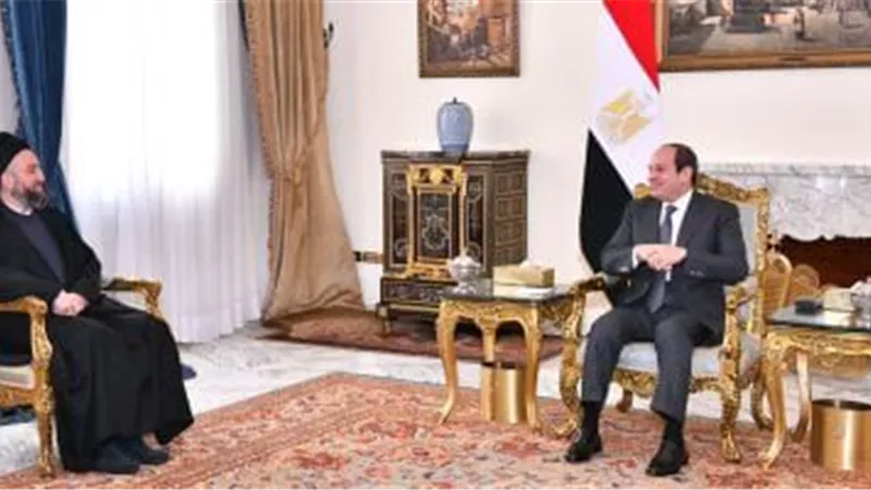 السيسي يؤكد دعم مصر الثابت والراسخ للعراق الشقيق