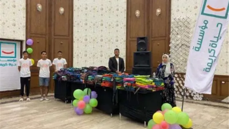 حياة كريمة ترسم السعادة على وجه تلاميذ مطروح 