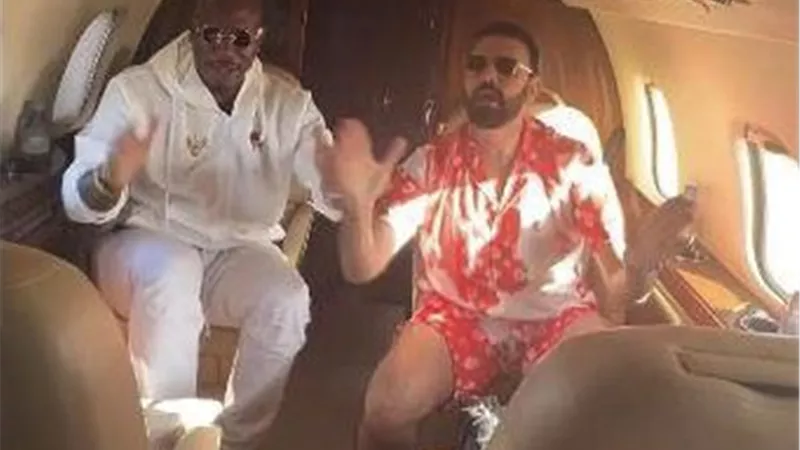 محمد كريم وتيريس جيبسون يغادران الجونة على أنغام 