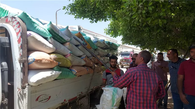 ضبط 32 طن و230 كجم قمح محلي قبل تهريبه بـ ههيا