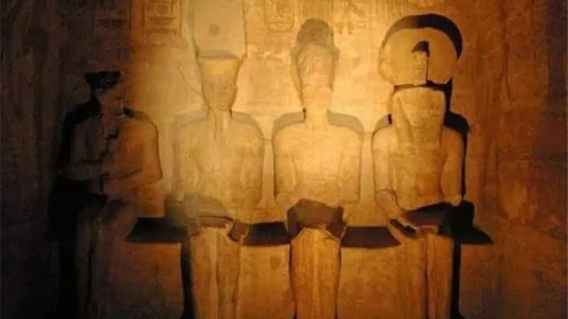 براعة الحضارة المصرية تتجسد في تعامد الشمس على معبد ابو سمبل