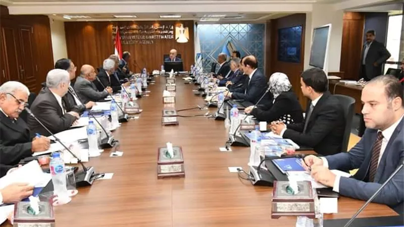 الجزار يؤكد أهمية دور البحث العلمي في تطوير قطاع مياه الشرب والصرف الصحي  