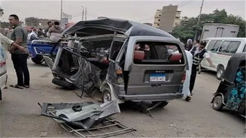 حادث انقلاب يصيب 3 أشخاص بطريق أسيوط الغربي
