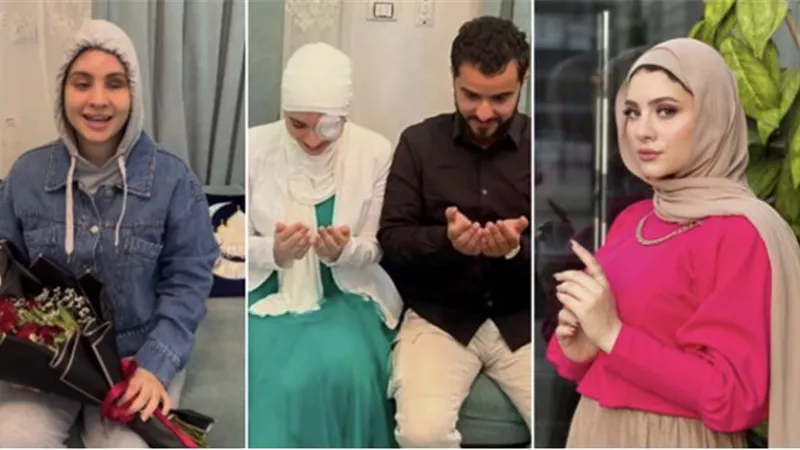 بعد تركيبها عين صناعية.. البلوجر سارة محمد تعلن خطبتها لصديق عمرها