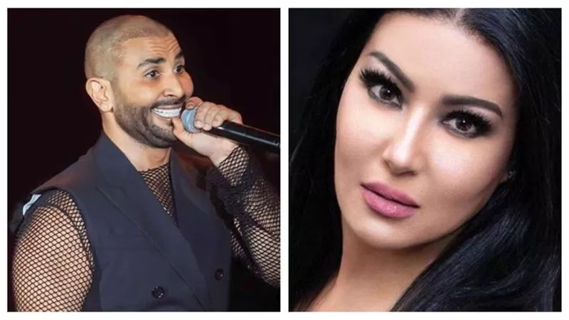 وأنا أقول لبسي راح فين؟..سمية الخشاب تسخر من إطلالة أحمد سعد