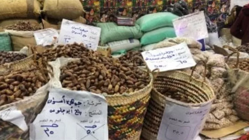 أسعار البلح والياميش في معارض 