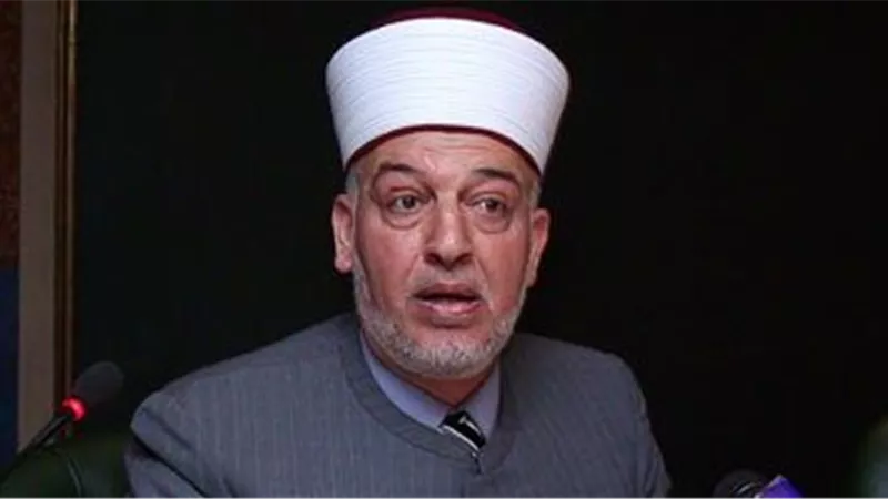 وزير الأوقاف ينعي خطيب المسجد الأقصى