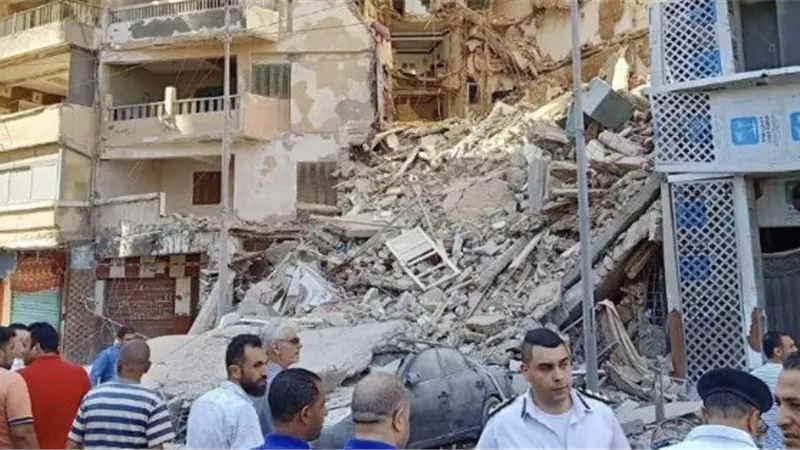 النيابة تُقرر تشكيل لجنة هندسية لفحص عقار حدائق الزيتون المنهار