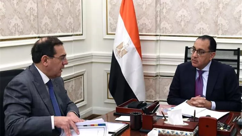 رئيس الوزراء يتابع مع وزير البترول عددًا من ملفات عمل الوزارة