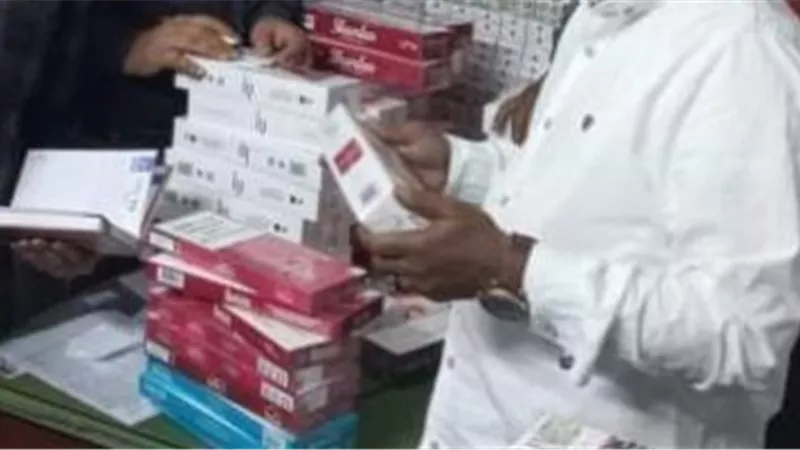 ضبط 2500 علبة سجائر مجهولة المصدر في أولاد صقر