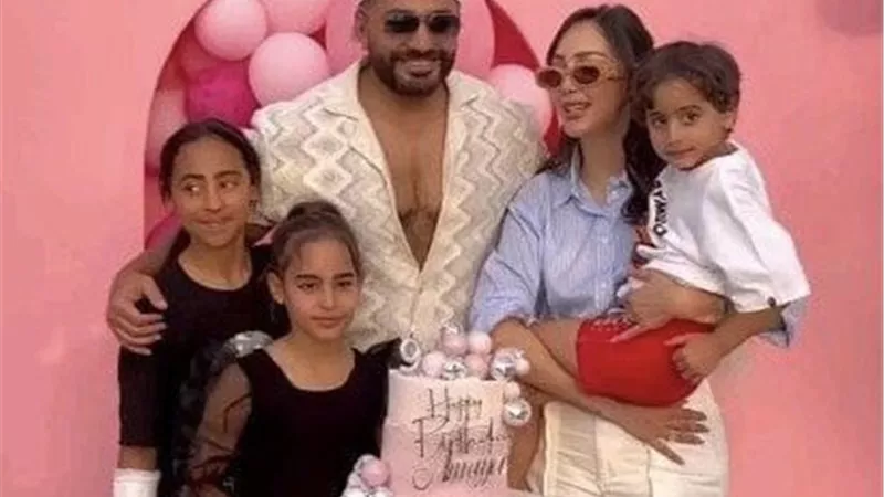 بسمة بوسيل تحتفل بعيد ميلاد ابنتها بحضور تامر حسني