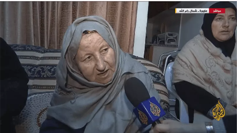والدة صالح العاروري: أبارك لابني الشهـادة التي كان يتمناها دائما وقد نالها