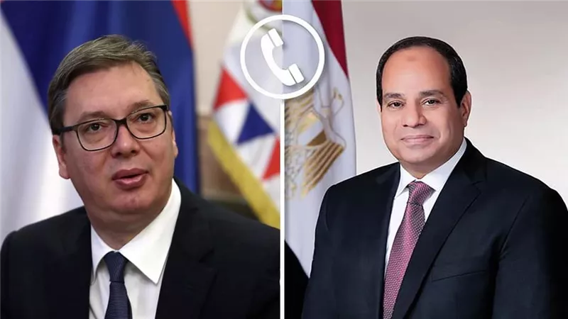 السيسي ونظيره الصربي يبحثان آليات تعزيز التعاون الثنائي