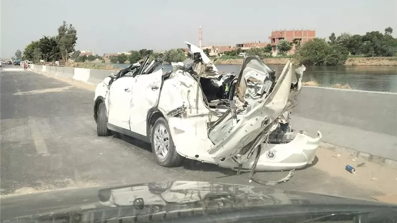 مصرع 3 طلاب أثناء عودتهم  من الامتحان في بلبيس 