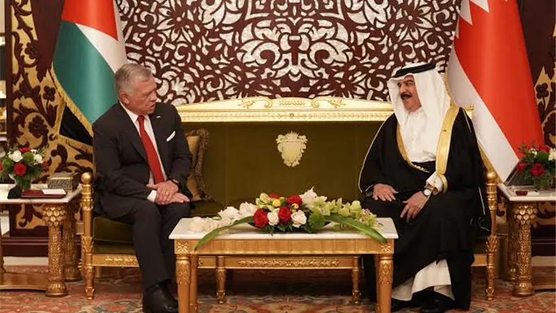 العاهل الأردني ونظيره البحريني يبحثان تطورات الوضع في غزة