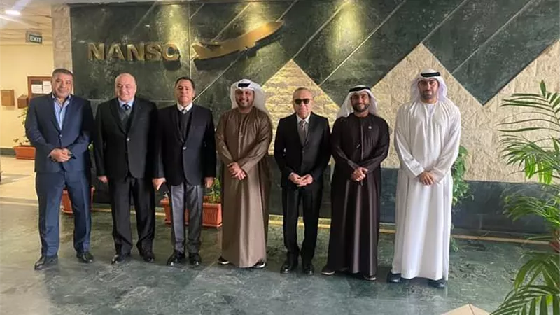 وفد إماراتي يزور الشركة الوطنية لخدمات الملاحة الجوية لتعزيز التعاون والتنسيق المشترك