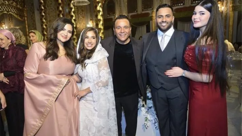 نجل محمد فؤاد يعقد قرانه وسط فرحة عائلية وحضور نجوم الفن
