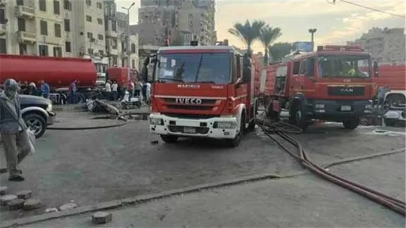 فاجعة الموت.. مصرع وإصابة 6 أشخاص جراء حريق شقة في البدرشين