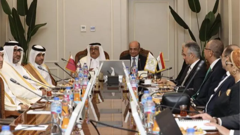 وزير العدل يستقبل نظيره القطري بالعاصمة الإدارية الجديدة