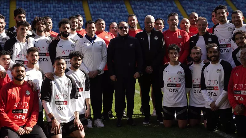 السيسي: منتخب مصر قادر على تحقيق بطولة أفريقيا للمرة الثامنة