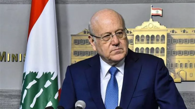 ميقاتي: لبنان مستعد للدخول في مفاوضات لتحقيق عملية استقرار بالجنوب